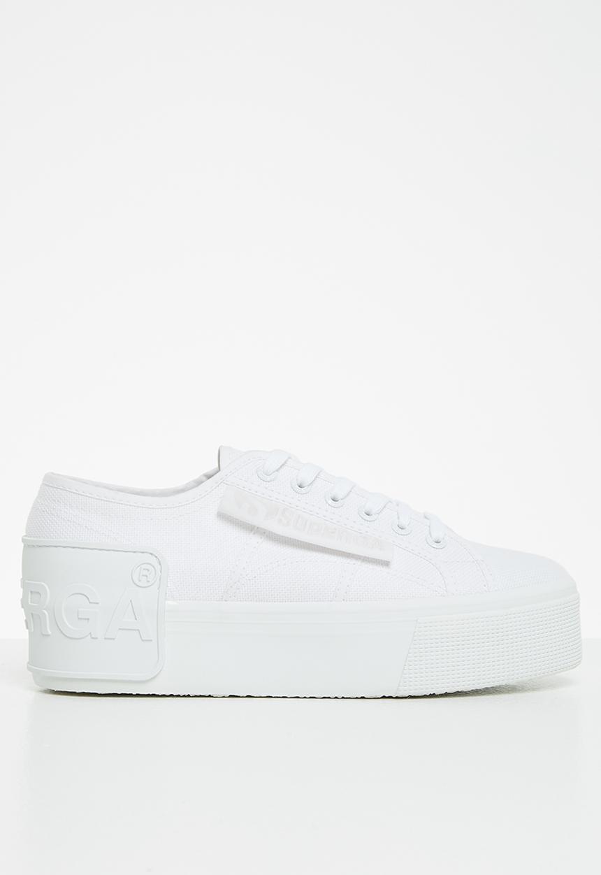 SUPERGA - 2790 loud platform big rubber patch - c42 total white