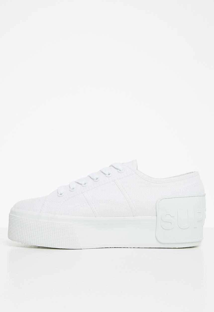 SUPERGA - 2790 loud platform big rubber patch - c42 total white