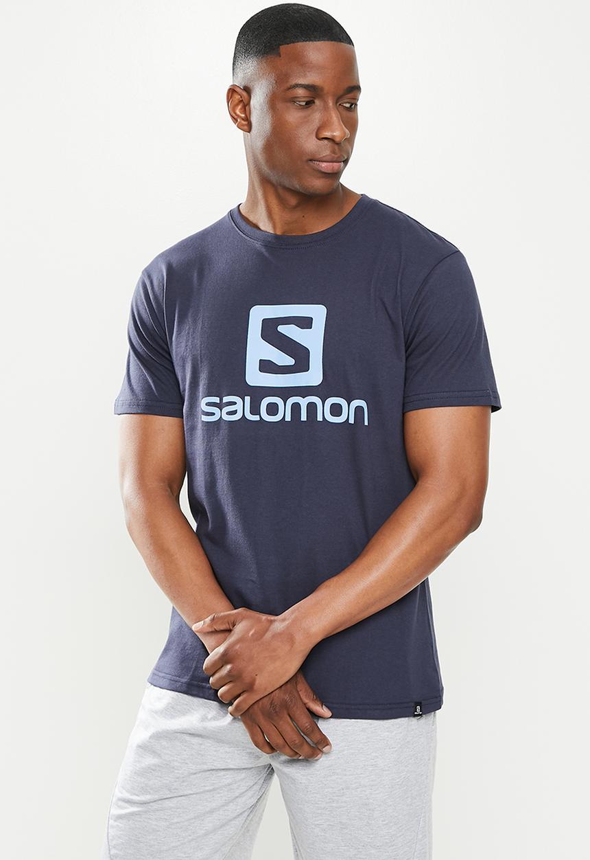 Salomon - Achieve short sleeve tee m - navy