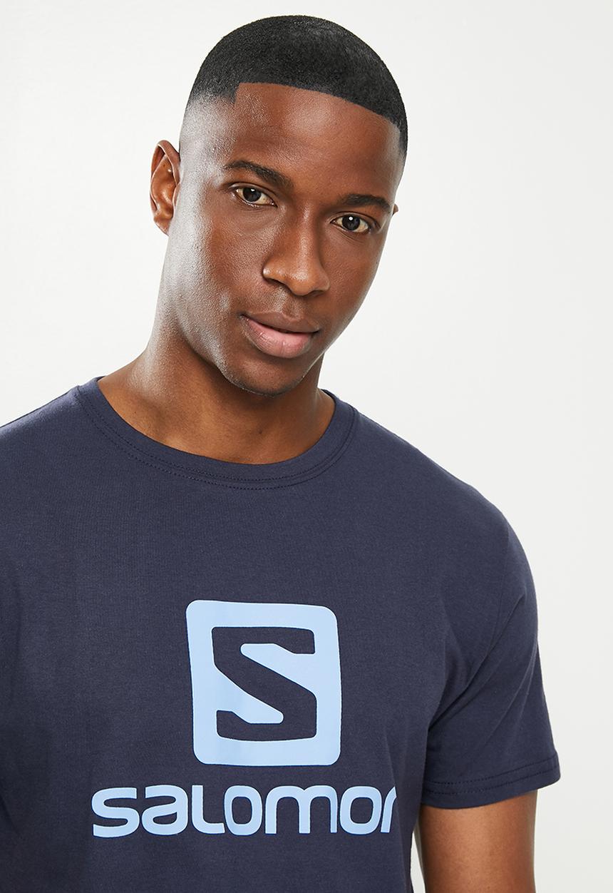 Salomon - Achieve short sleeve tee m - navy
