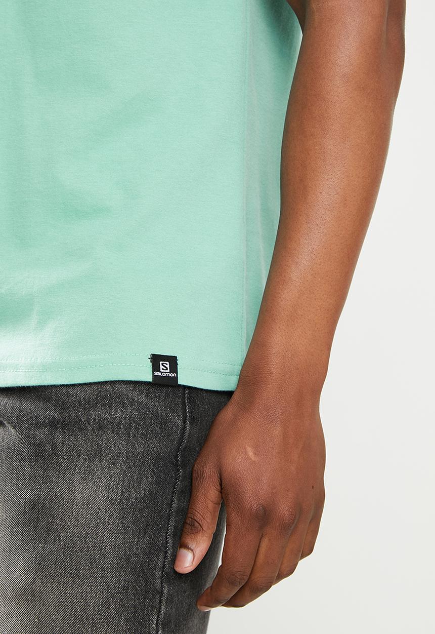 Salomon - Achieve short sleeve tee m - light blue