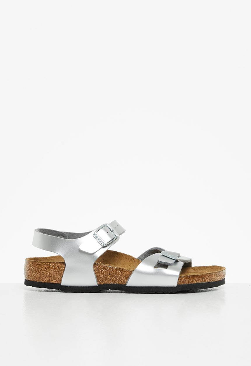 Birkenstock - Rio kids birko-flor - silver