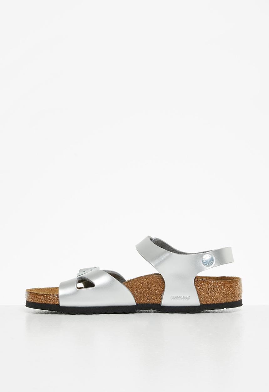 Birkenstock - Rio kids birko-flor - silver