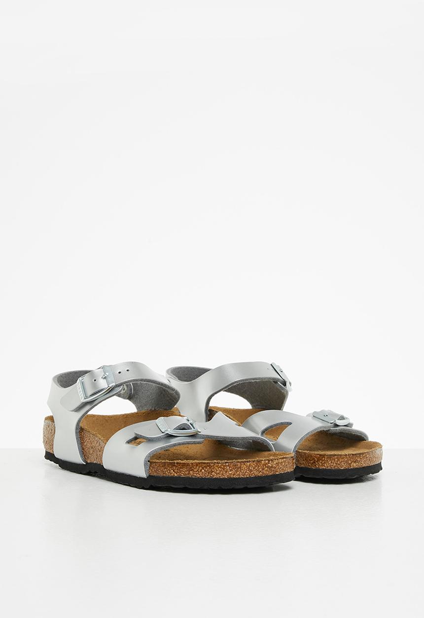 Birkenstock - Rio kids birko-flor - silver
