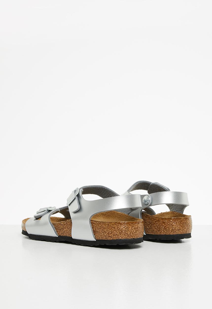 Birkenstock - Rio kids birko-flor - silver