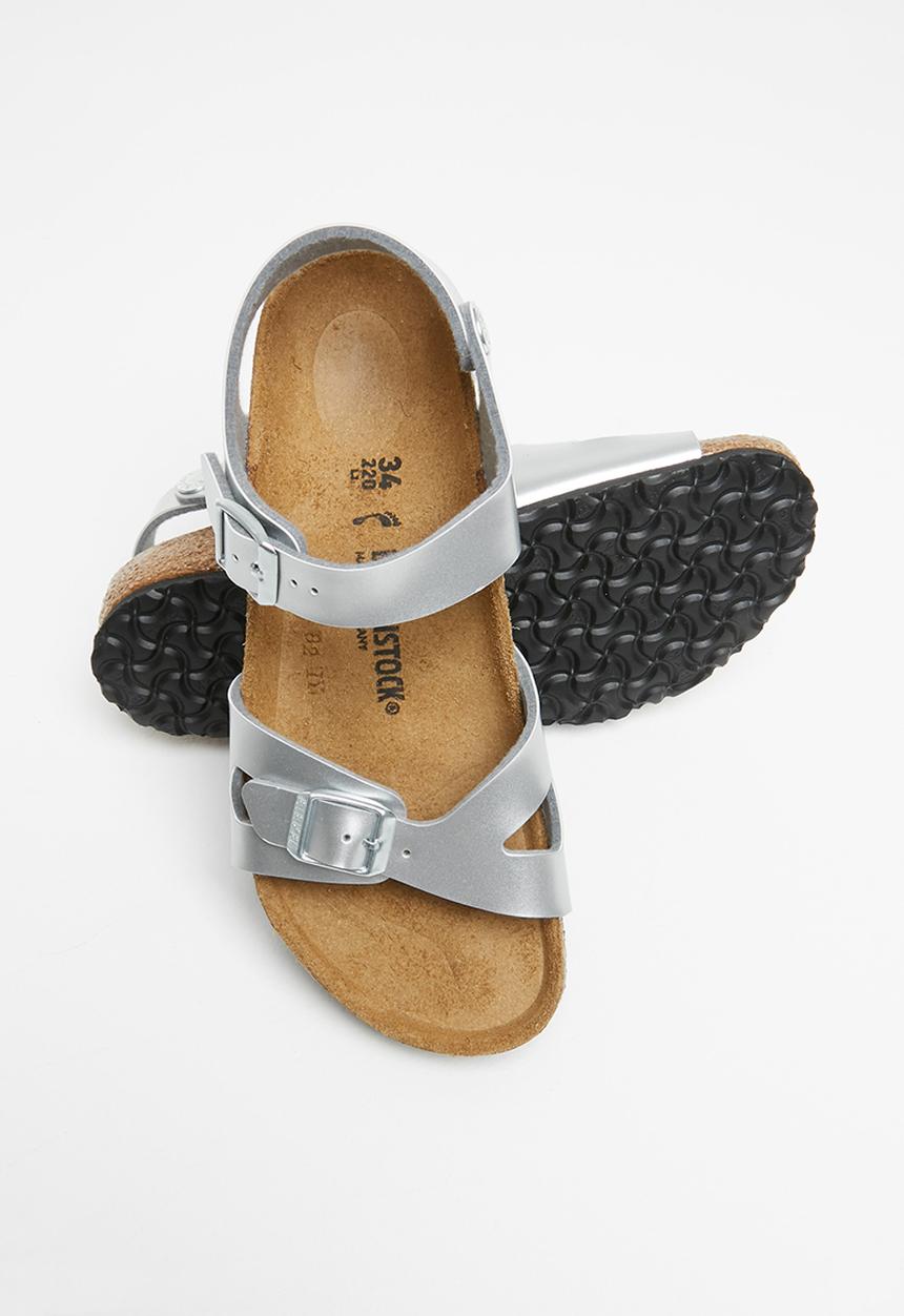 Birkenstock - Rio kids birko-flor - silver