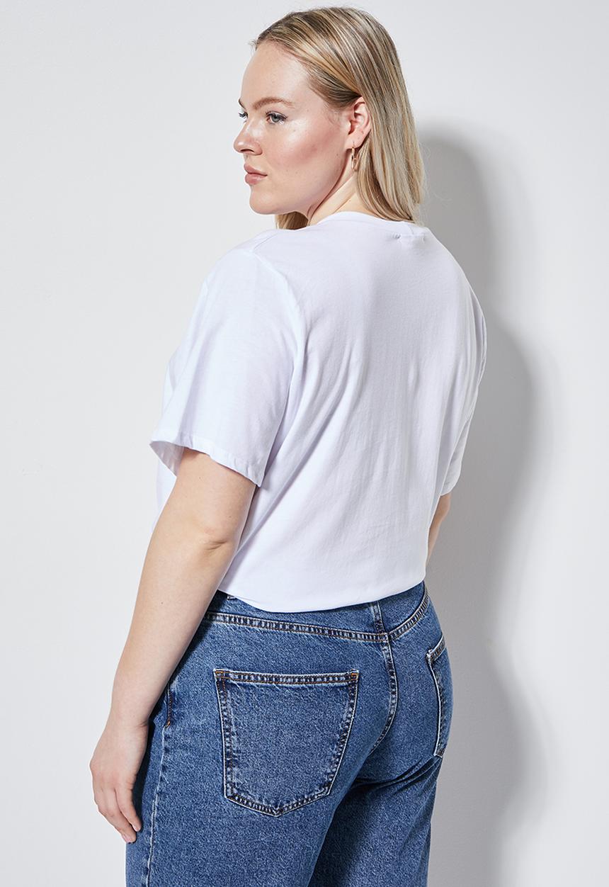 Superbalist - Feminine colour tee - white