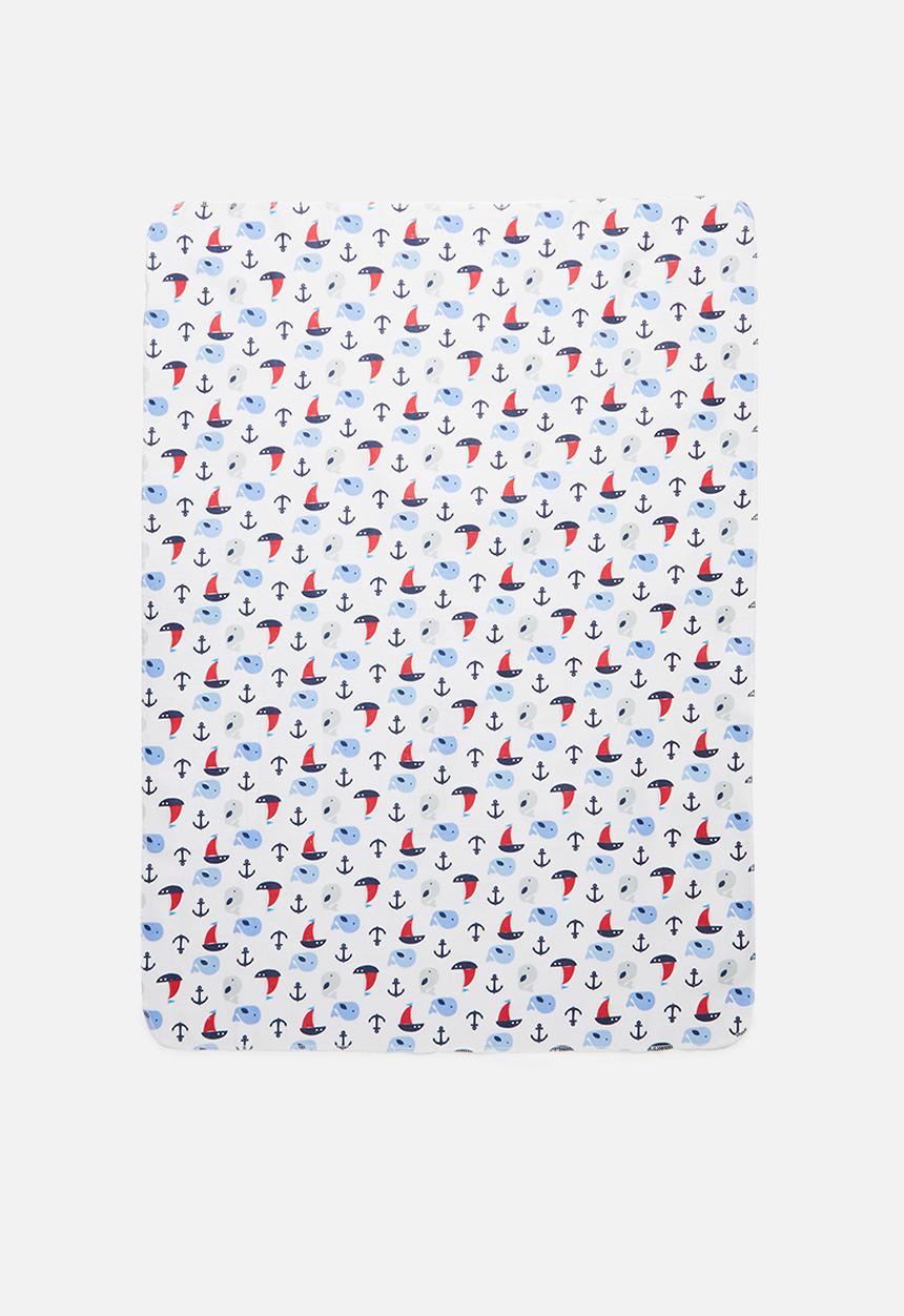 Pop Candy - 4 Pack blanket - blue & white