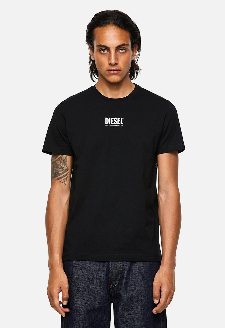 Diesel  - T-diegos-ecosmallogo tee - black