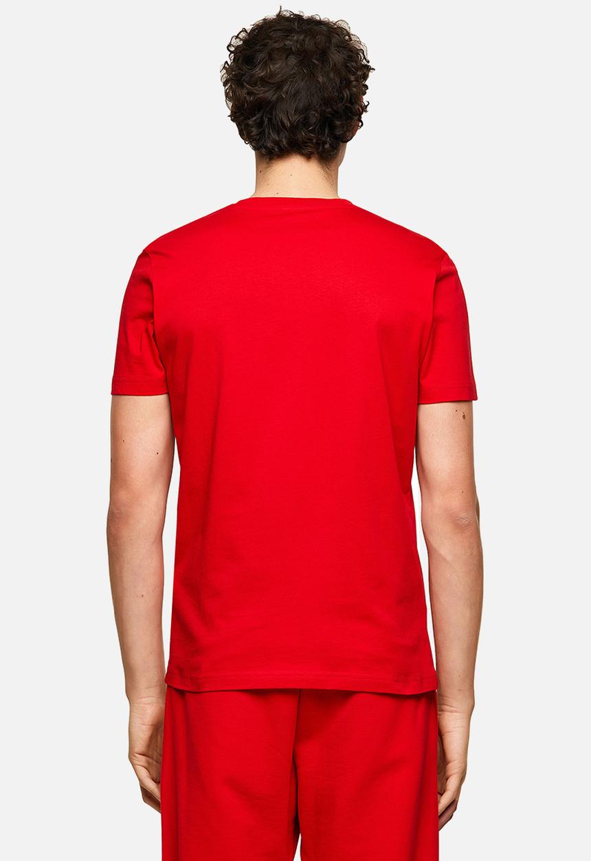 Diesel  - T-diegos-ecosmallogo tee - red
