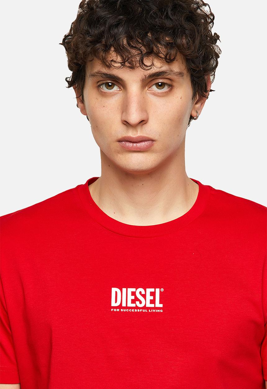 Diesel  - T-diegos-ecosmallogo tee - red