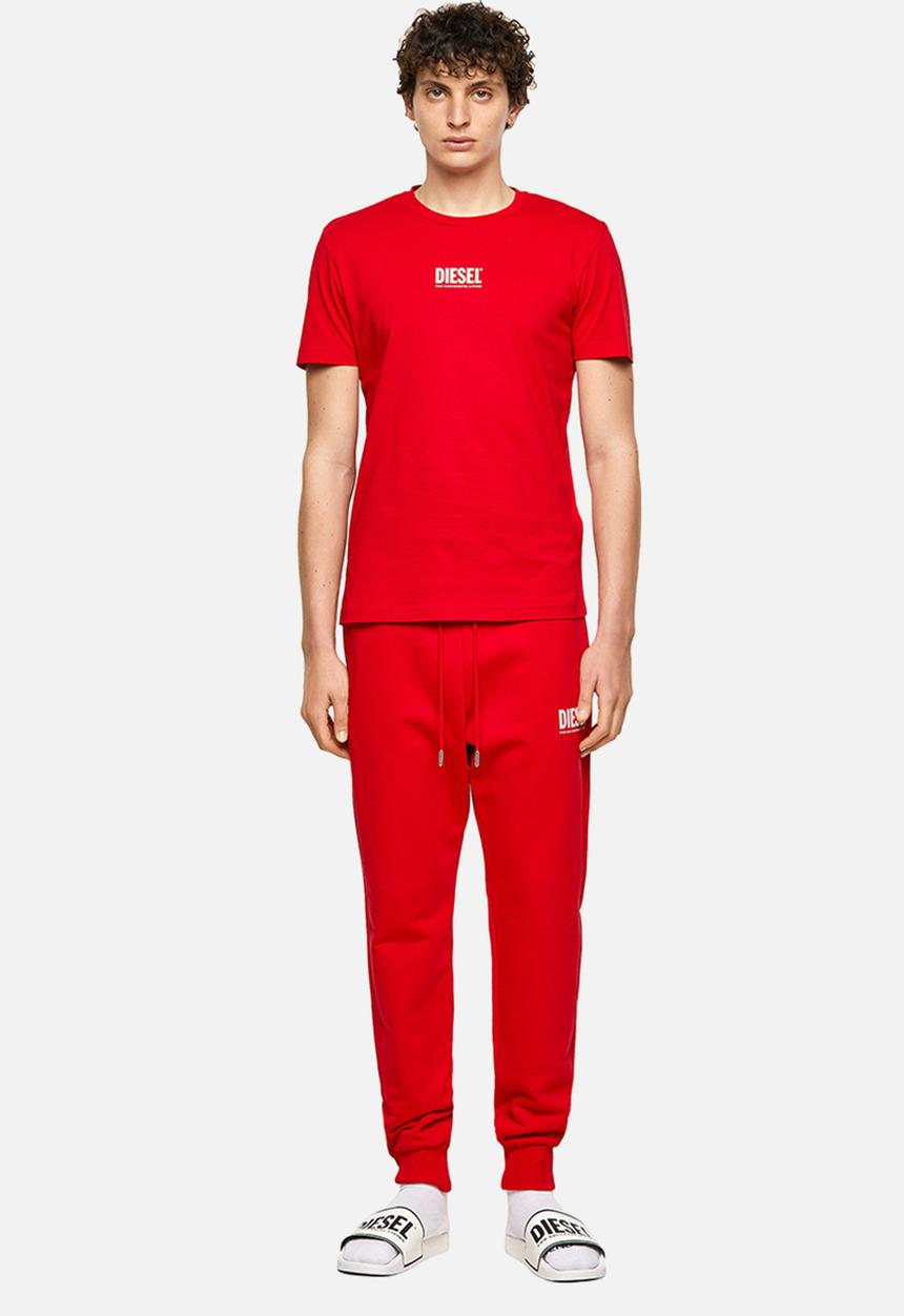 Diesel  - T-diegos-ecosmallogo tee - red