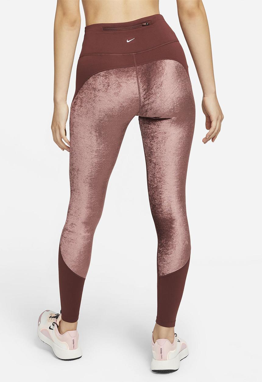 Nike - W nike air df tights - burgundy