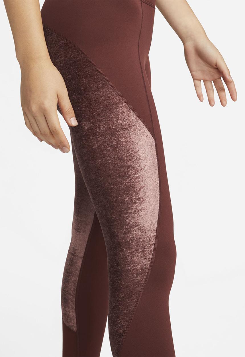 Nike - W nike air df tights - burgundy