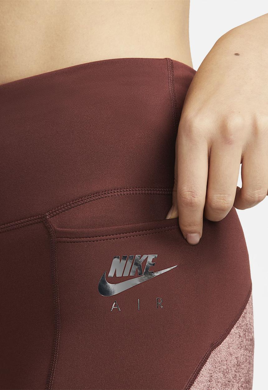 Nike - W nike air df tights - burgundy