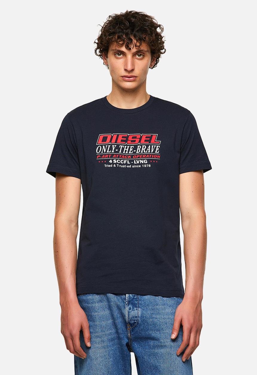 Diesel  - T-diegos-k20 printed tee - navy