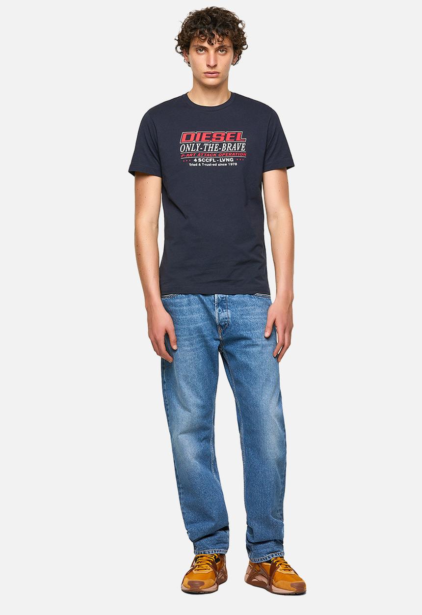 Diesel  - T-diegos-k20 printed tee - navy