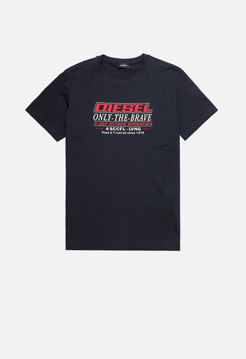 Diesel  - T-diegos-k20 printed tee - navy