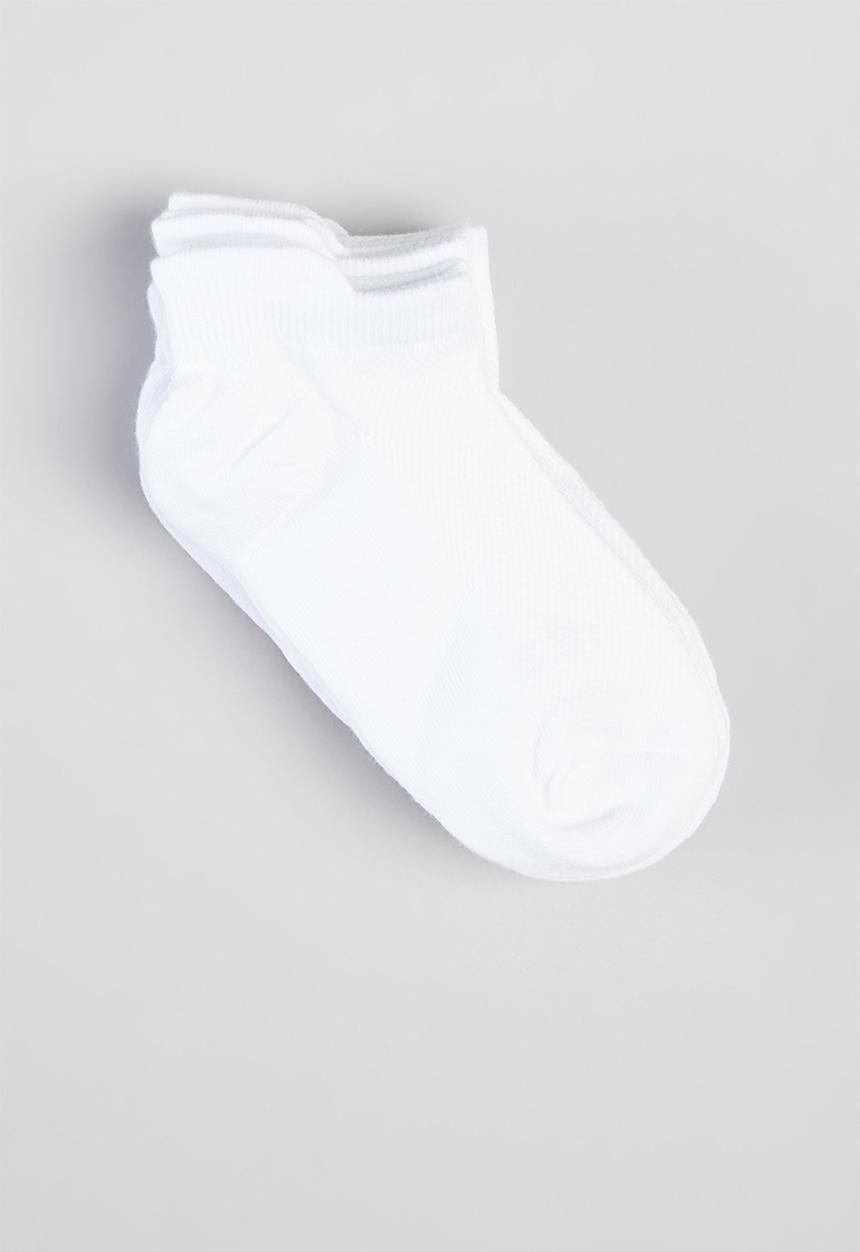 Pop Candy - 5 pack plain socks - white