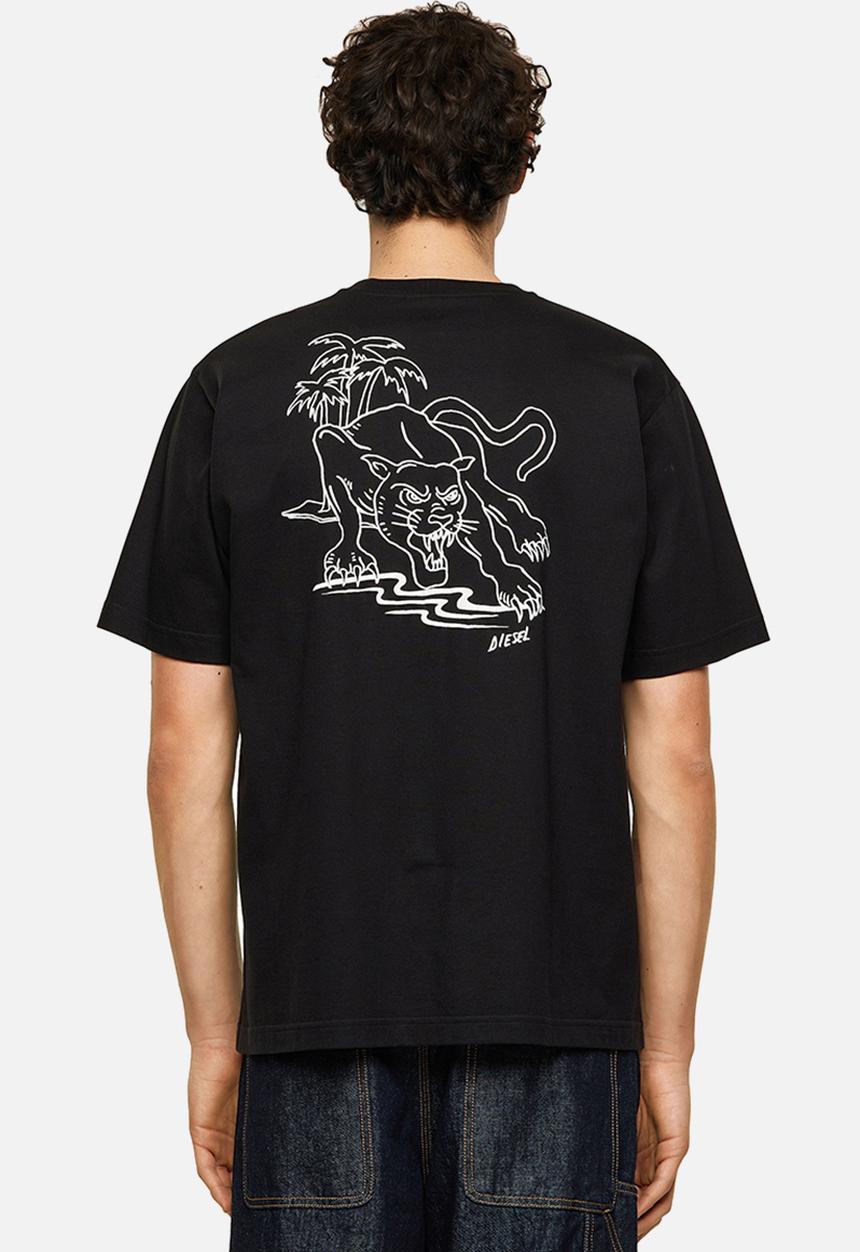 Diesel  - T-tubolar-b3 tee - black