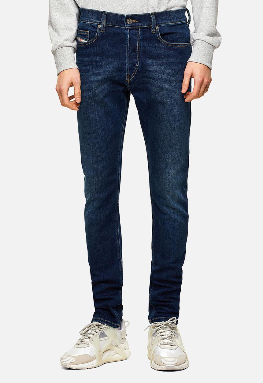 Diesel  - D-luster slim fit 5 pocket jeans - blue