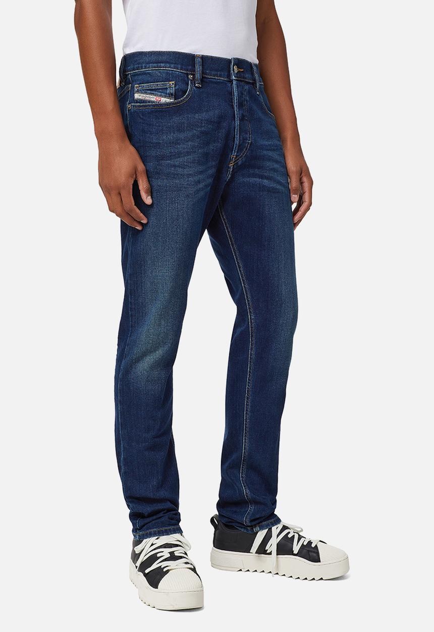 Diesel  - D-luster slim fit 5 pocket jeans - blue