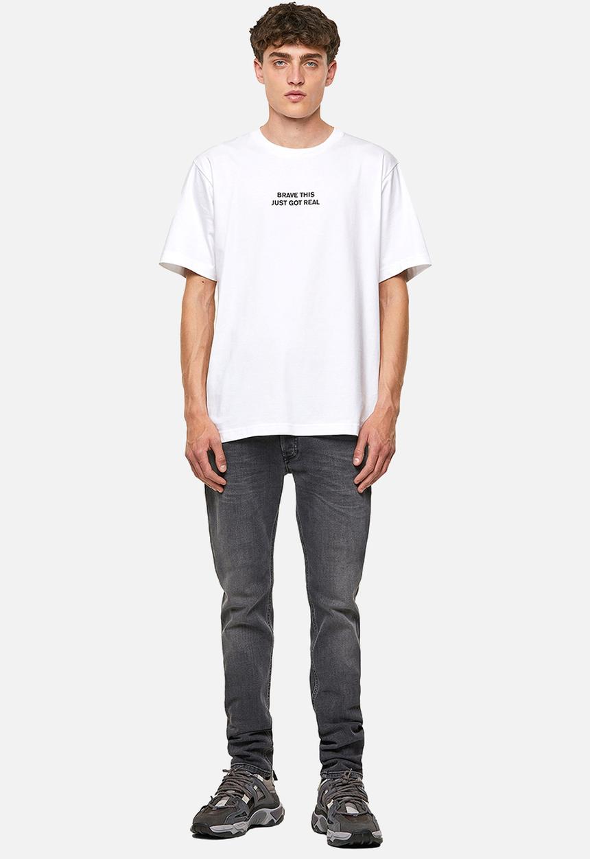 Diesel  - T-tubolar-b3 tee - white