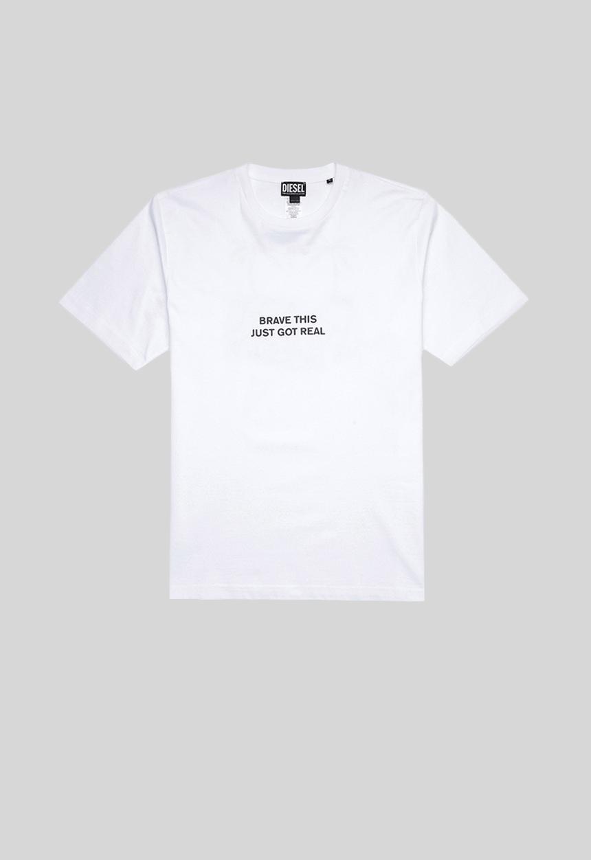 Diesel  - T-tubolar-b3 tee - white