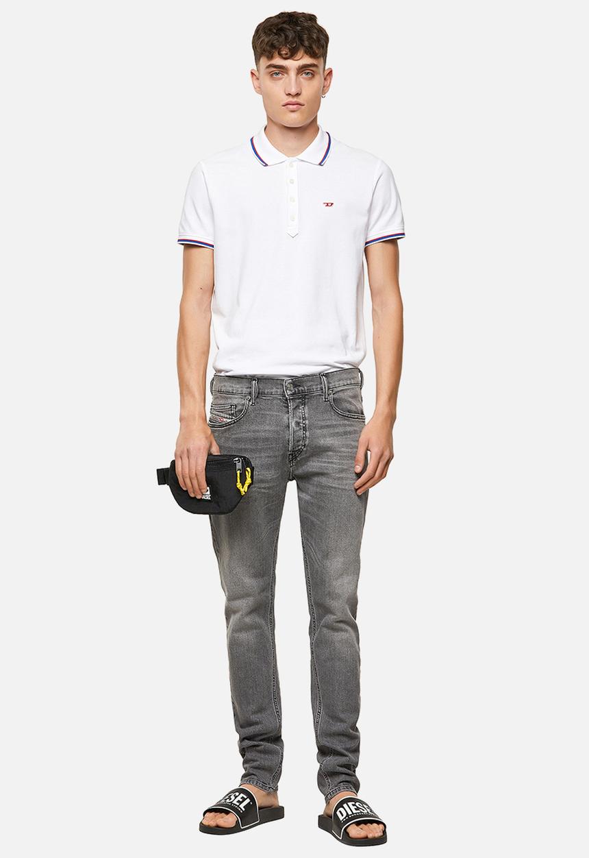 Diesel  - D-luster slim fit longer length jeans - grey