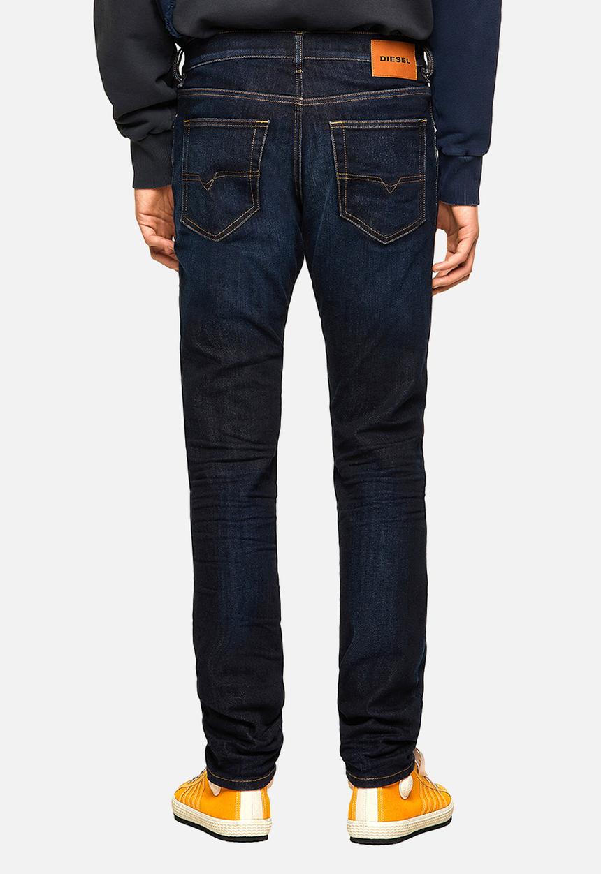 Diesel  - D-luster slim fit longer length jeans - dark blue