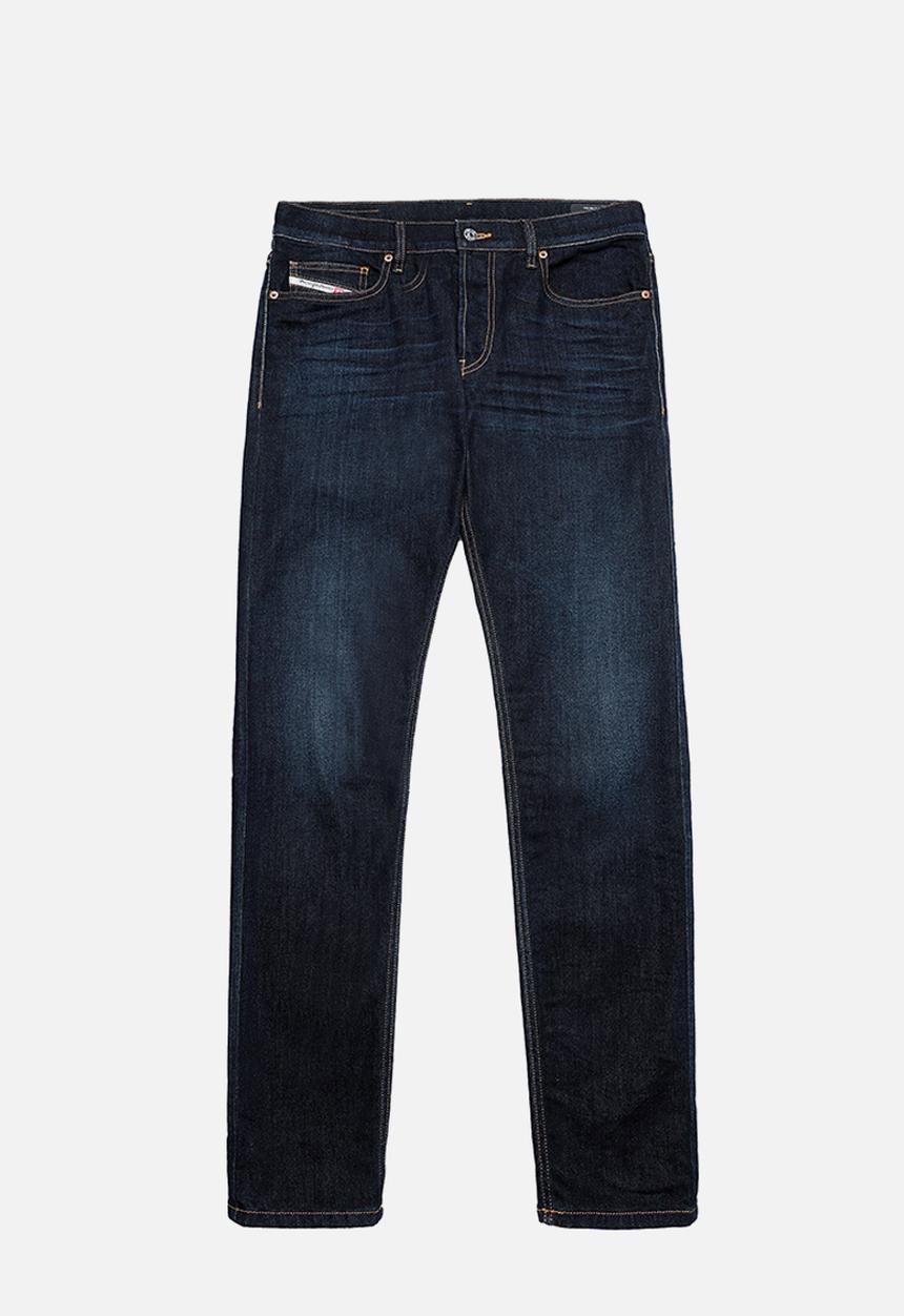Diesel  - D-luster slim fit longer length jeans - dark blue
