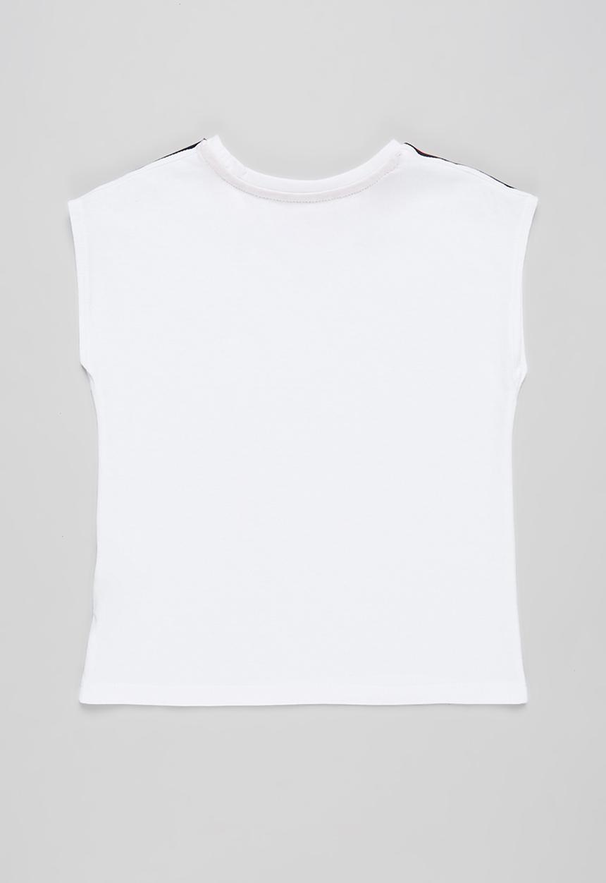 POLO - Girls maya active tee - white