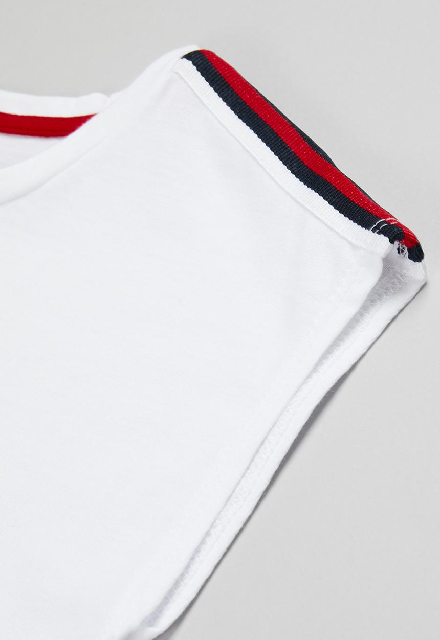 POLO - Girls maya active tee - white