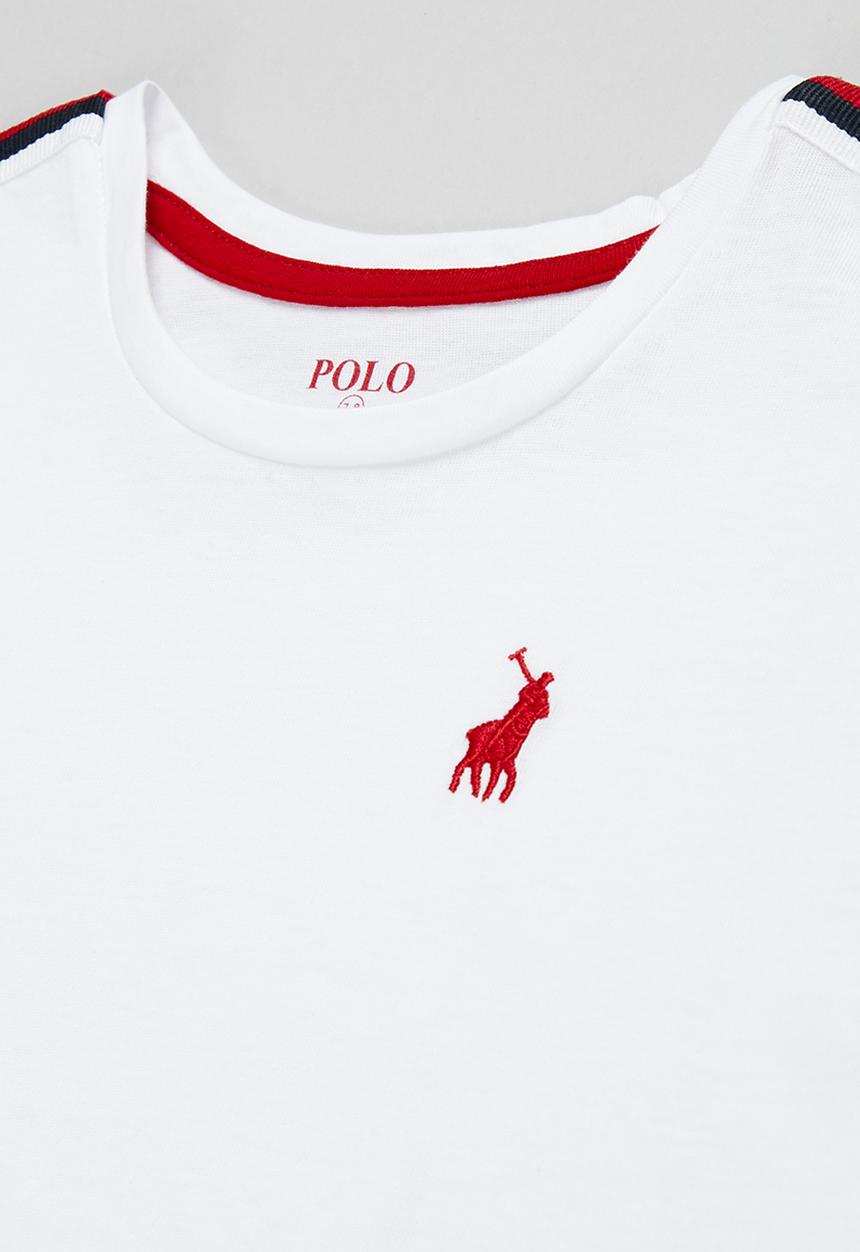 POLO - Girls maya active tee - white