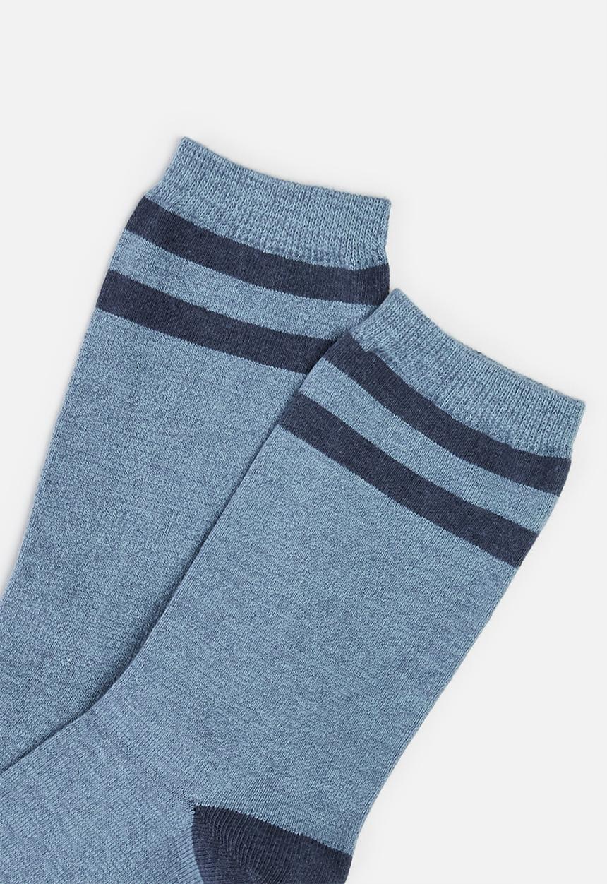 Falke - Denim anklet tweed - blue