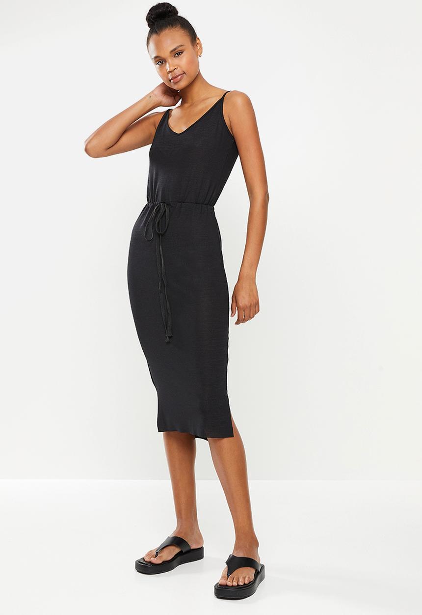 dailyfriday - Midi boycon dress - black