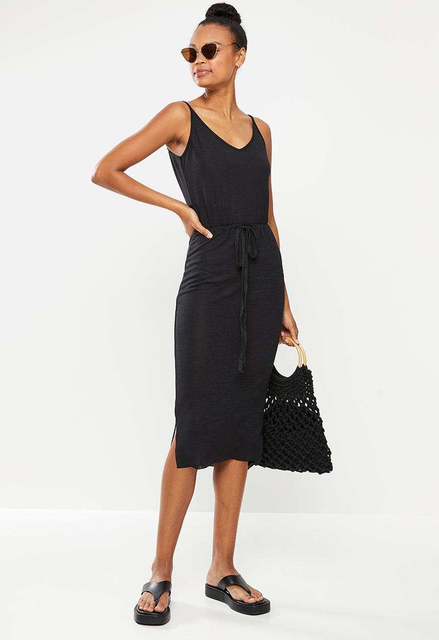 dailyfriday - Midi boycon dress - black
