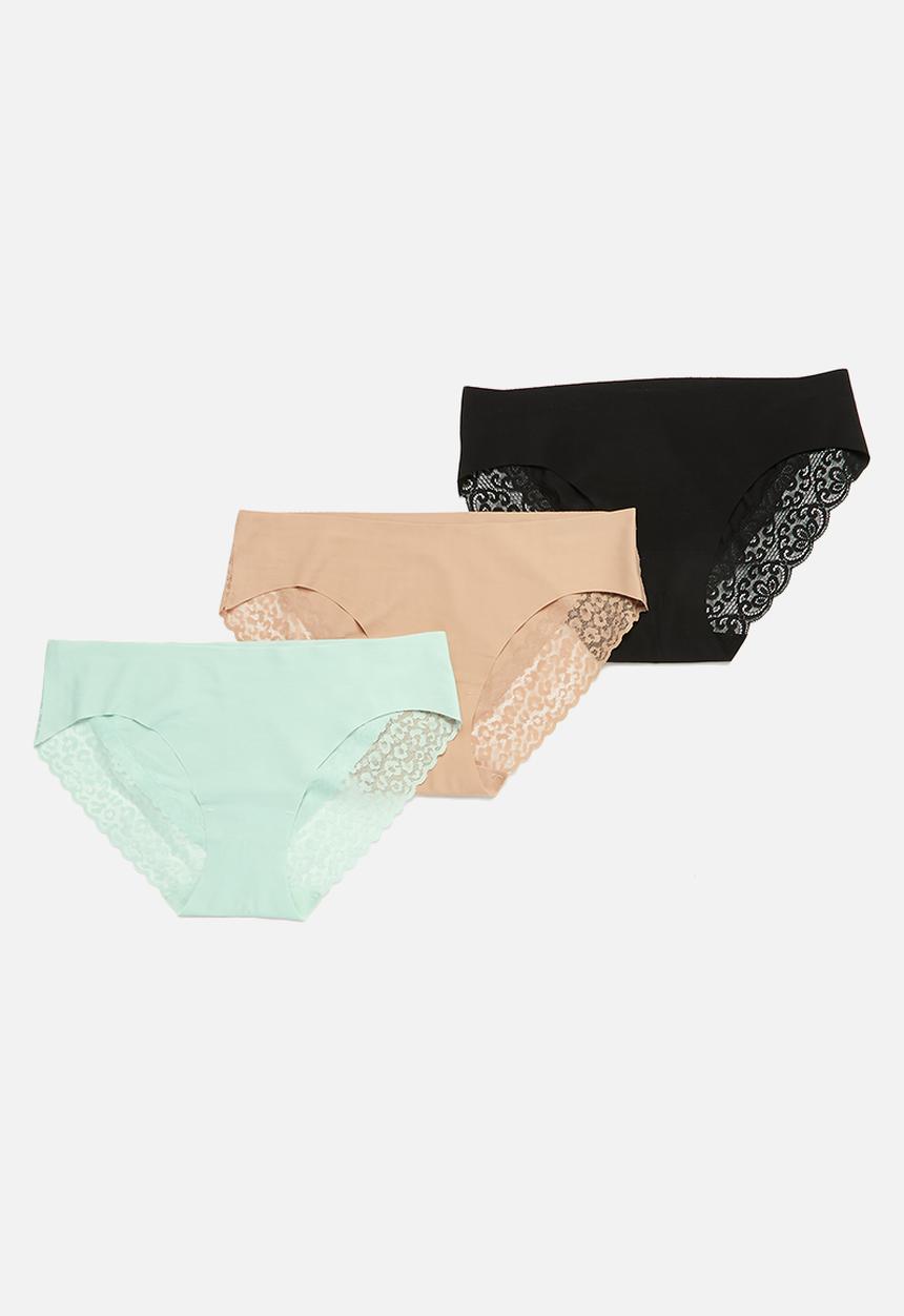 Cotton On - Party pants bikini brief 3 pack - multi