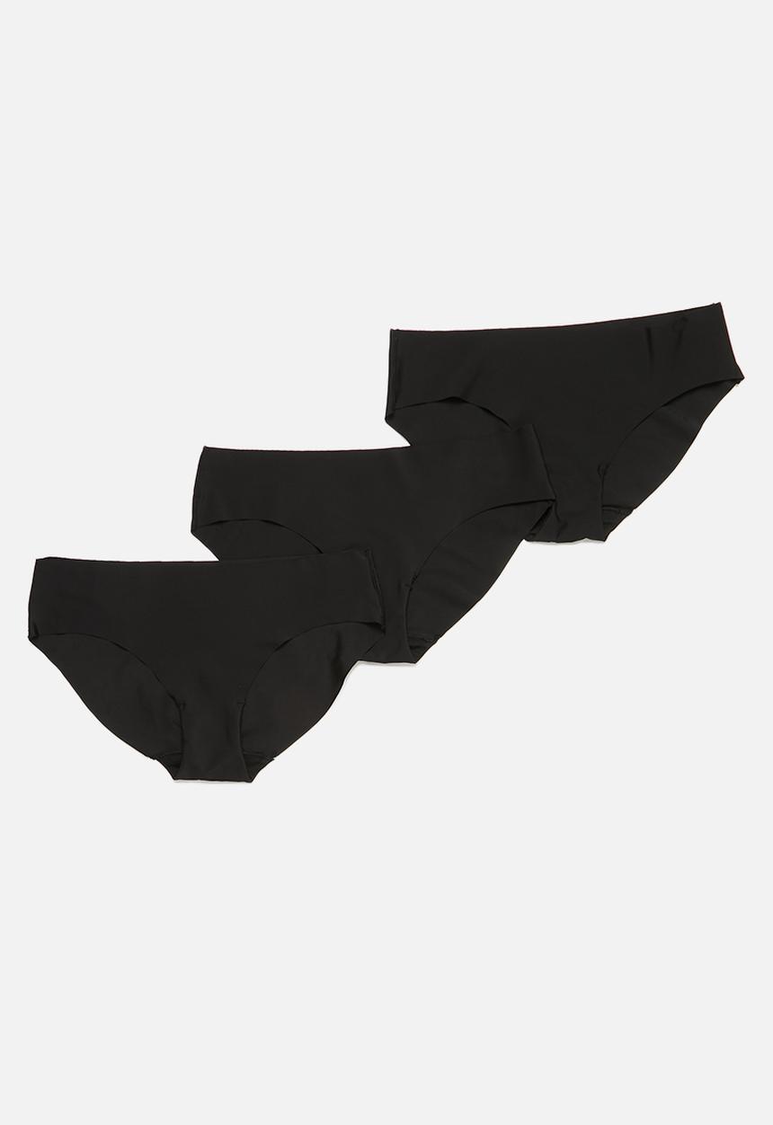 Cotton On - The invisible bikini brief 3 pack - black