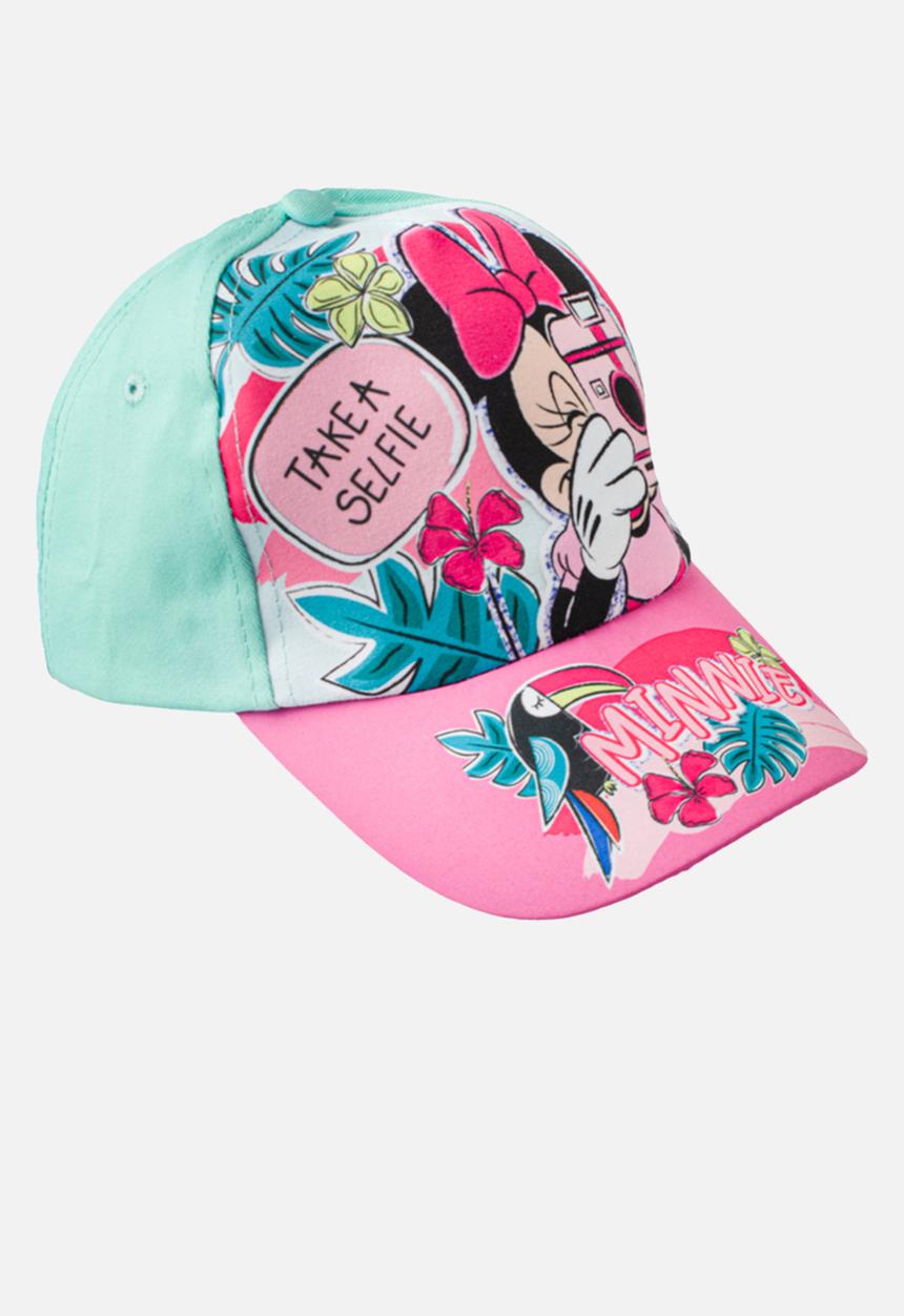 Character Group - Minnie Mouse peak cap and sunny set - pink & mint green 