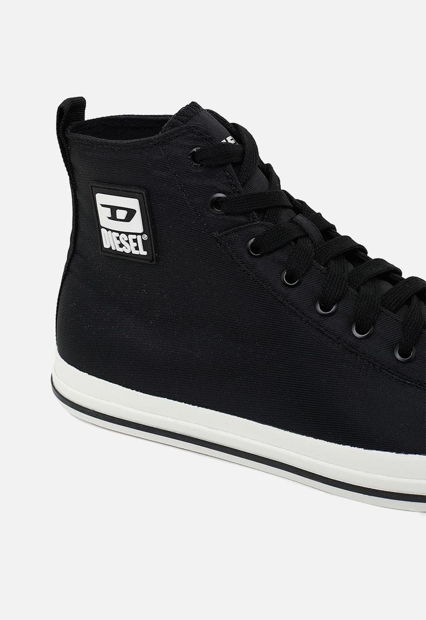 Diesel  - S-astico mid cut sneakers - black