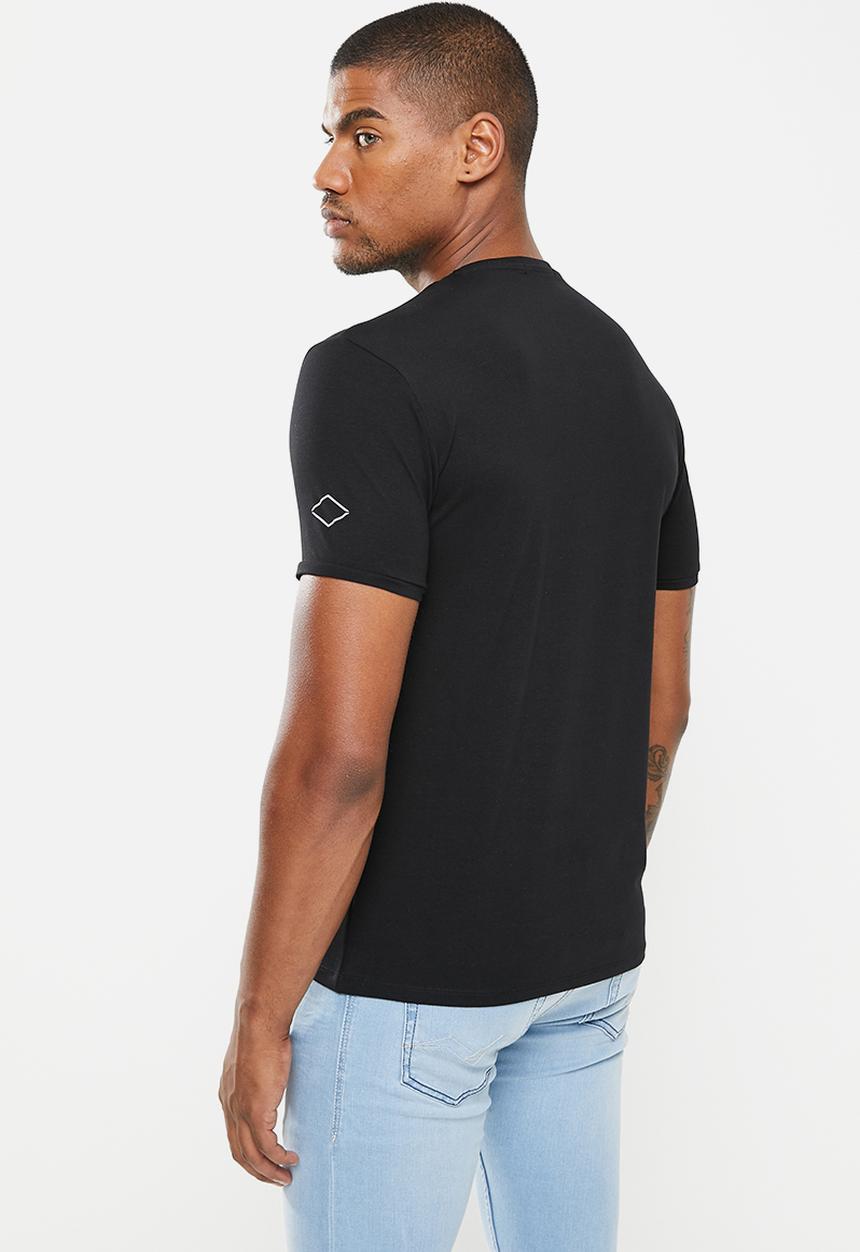 Replay - Chest print tee - black
