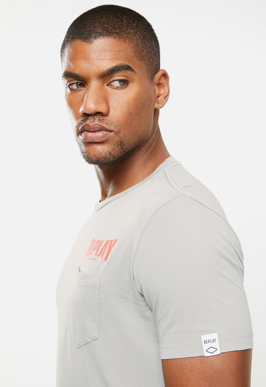 Replay - Pocket tee - grey
