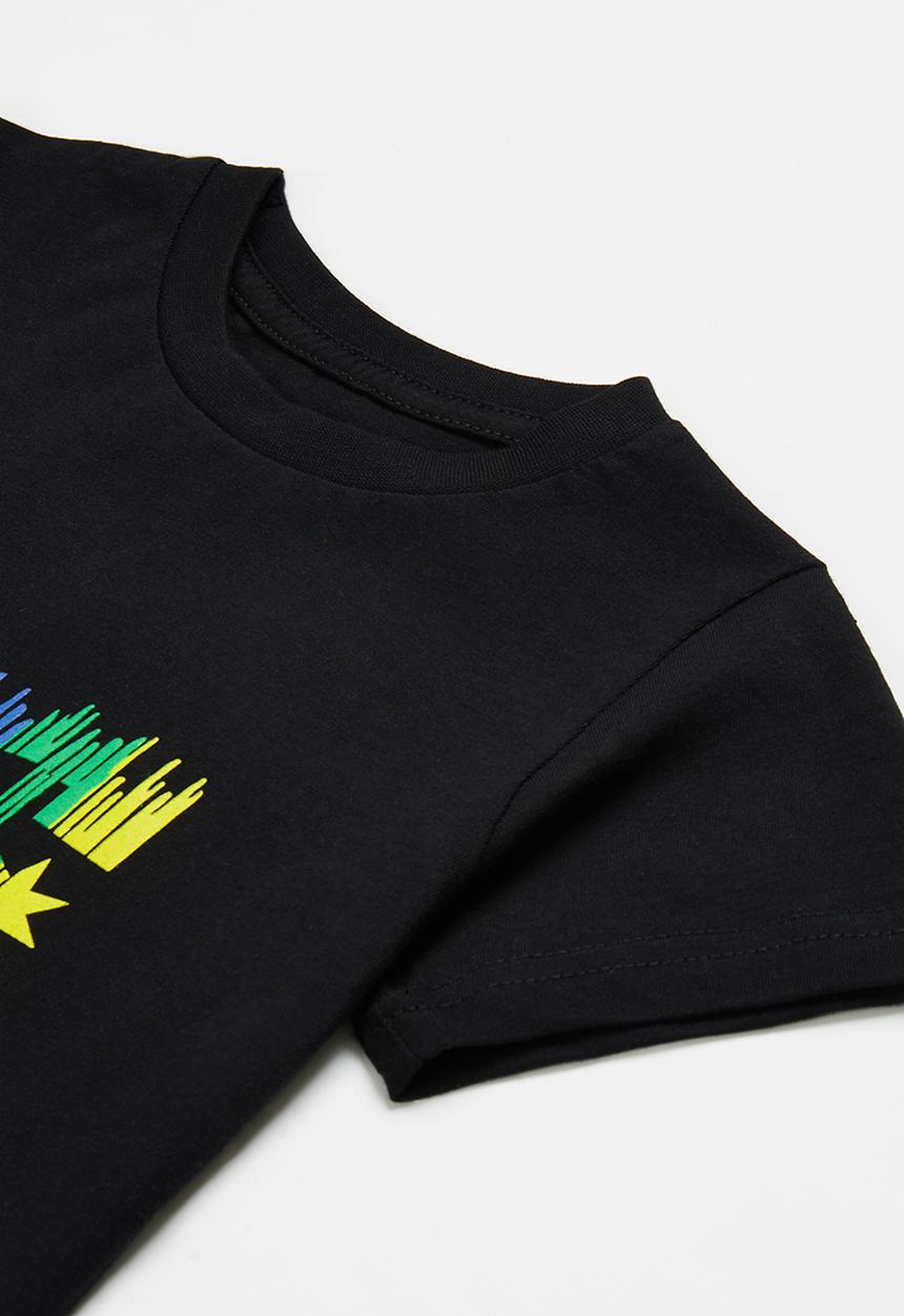 DC - Star drip short sleeve tee - black