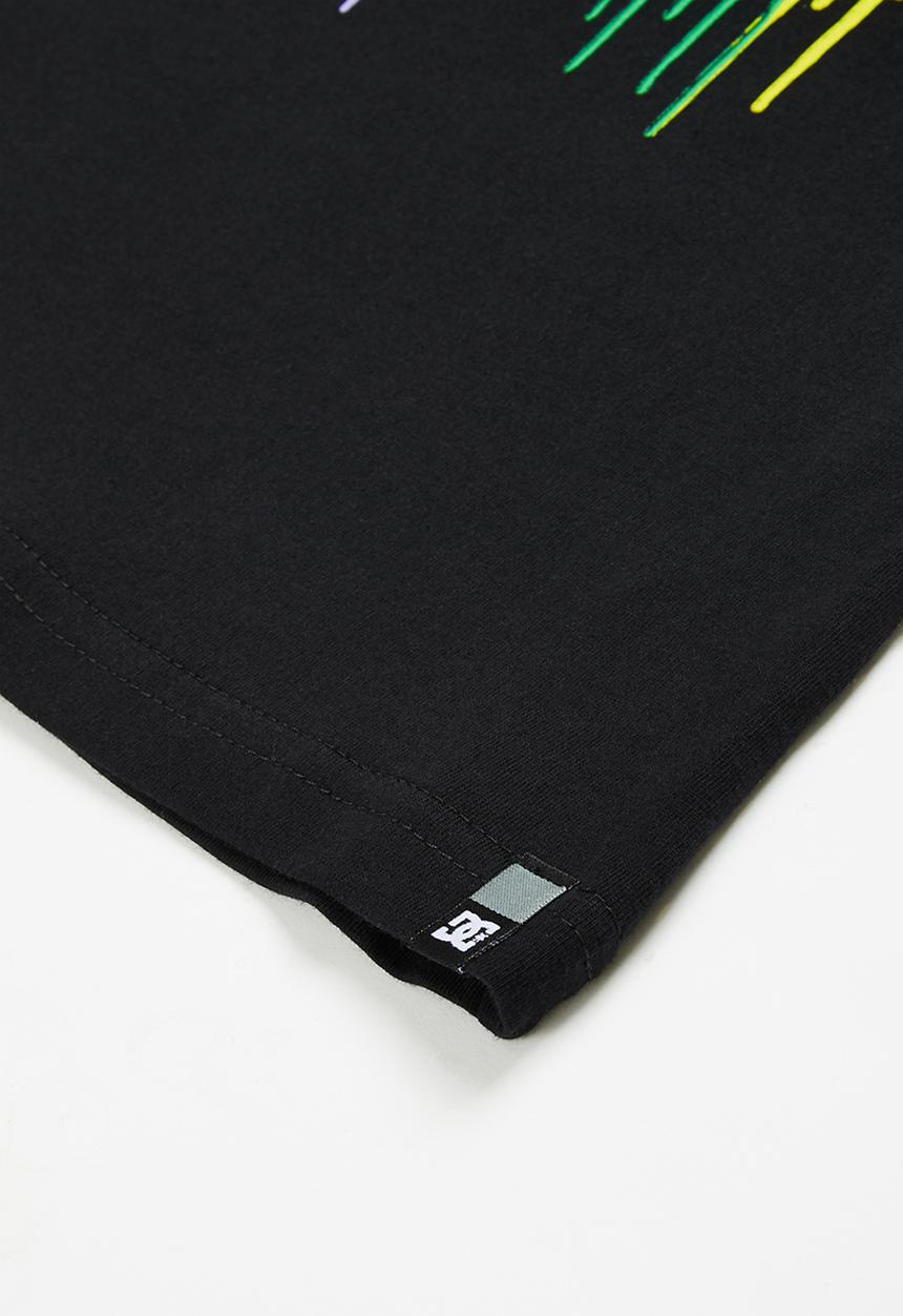 DC - Star drip short sleeve tee - black