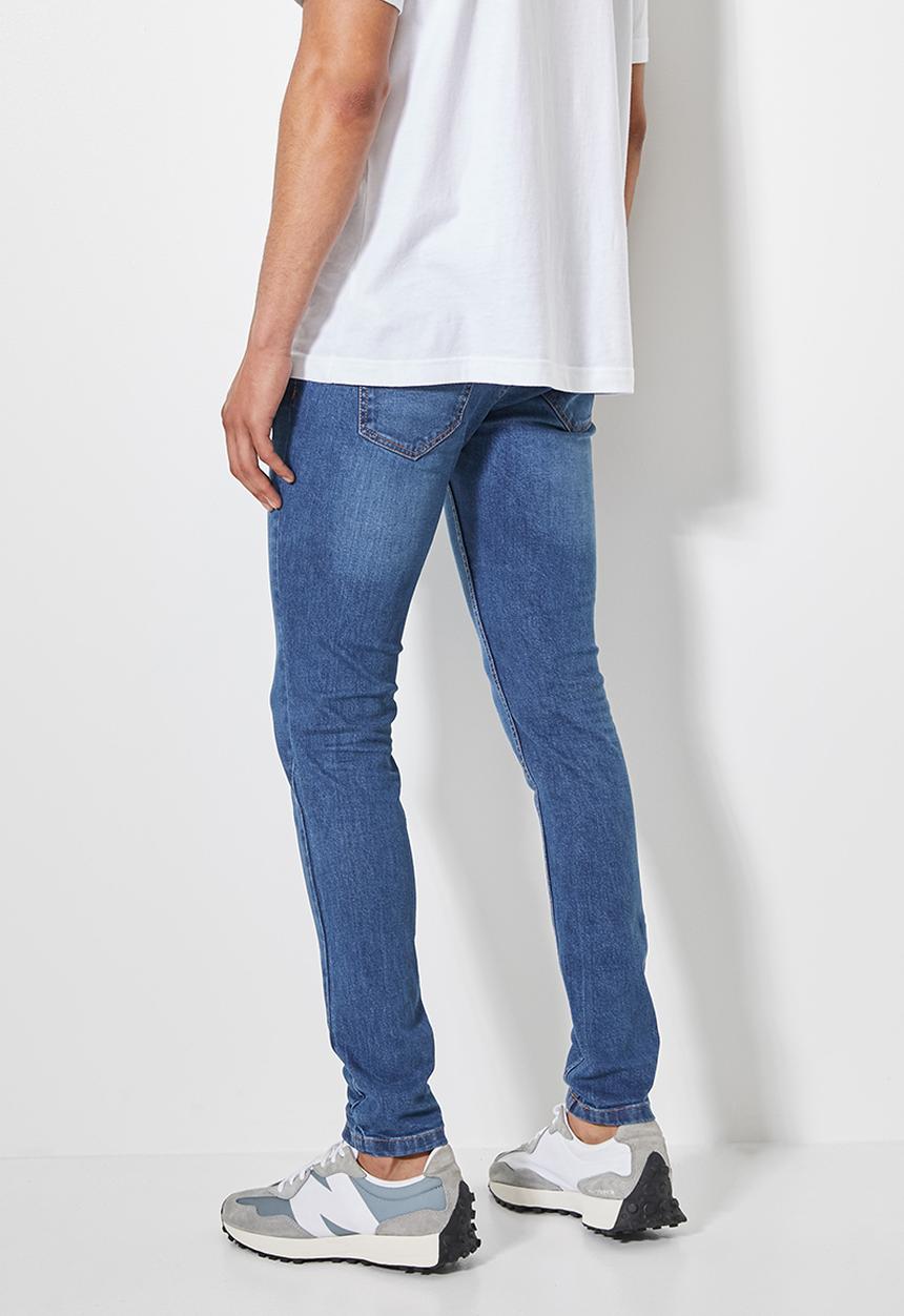 Superbalist - London super skinny jeans - mid blue