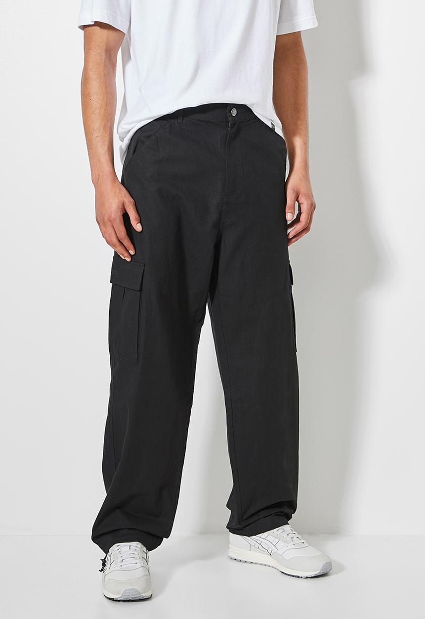 Superbalist - Carson loose cargo pants - black