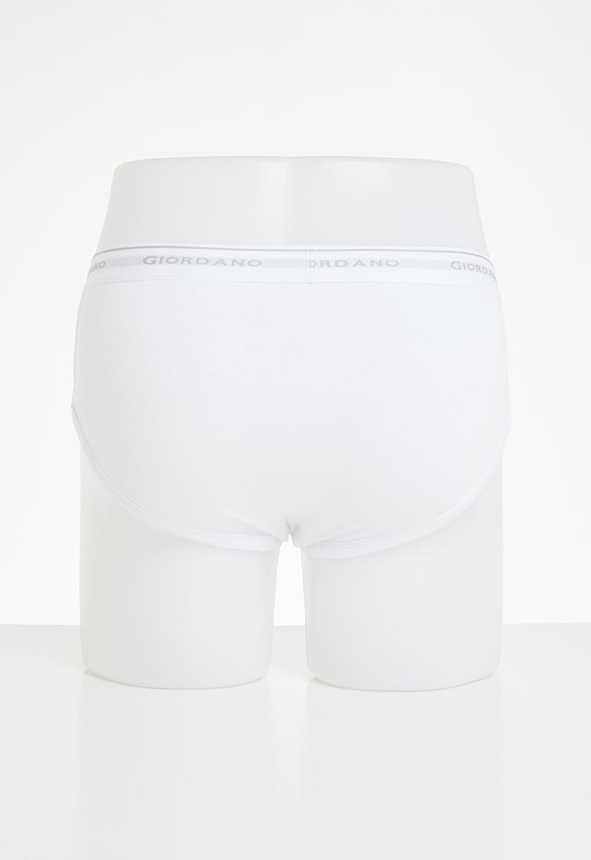 Giordano - 6 Pack briefs - white 