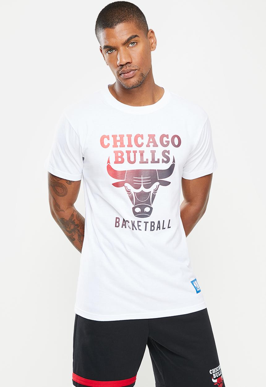 NBA - Nba ombre print t-shirt: bulls - white