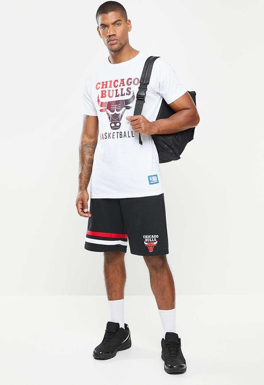 NBA - Nba ombre print t-shirt: bulls - white